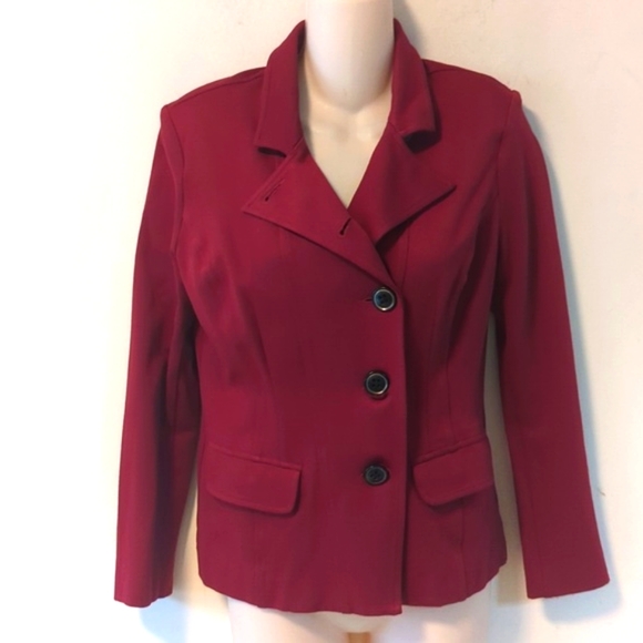 Cabi Rhubarb Red Outing Blazer - Picture 6 of 16